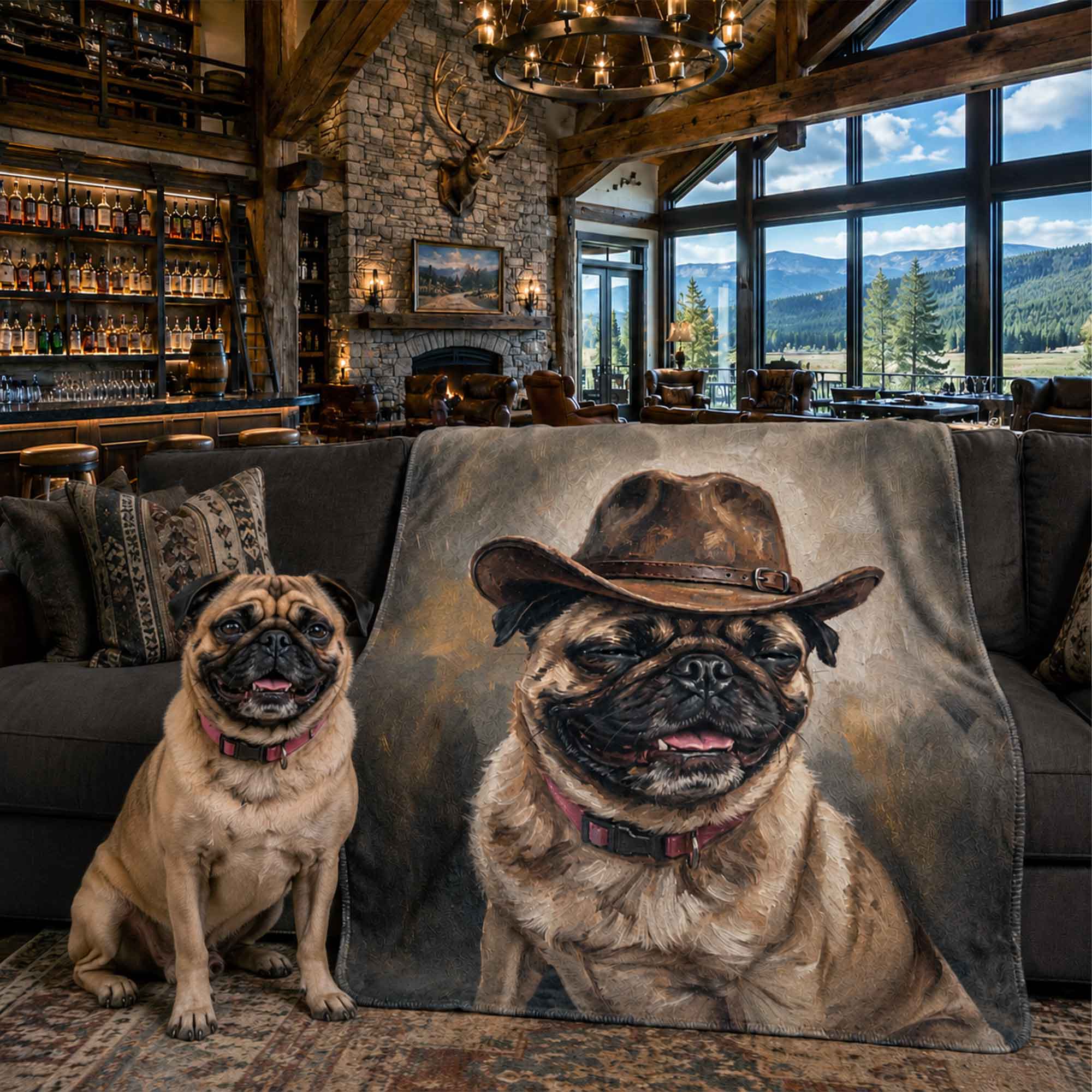Cowboy Pet Blanket