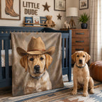 Cowboy Pet Blanket