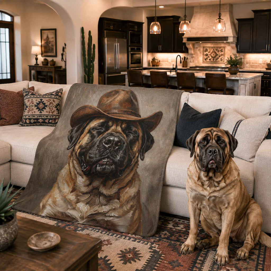 Cowboy Pet Blanket