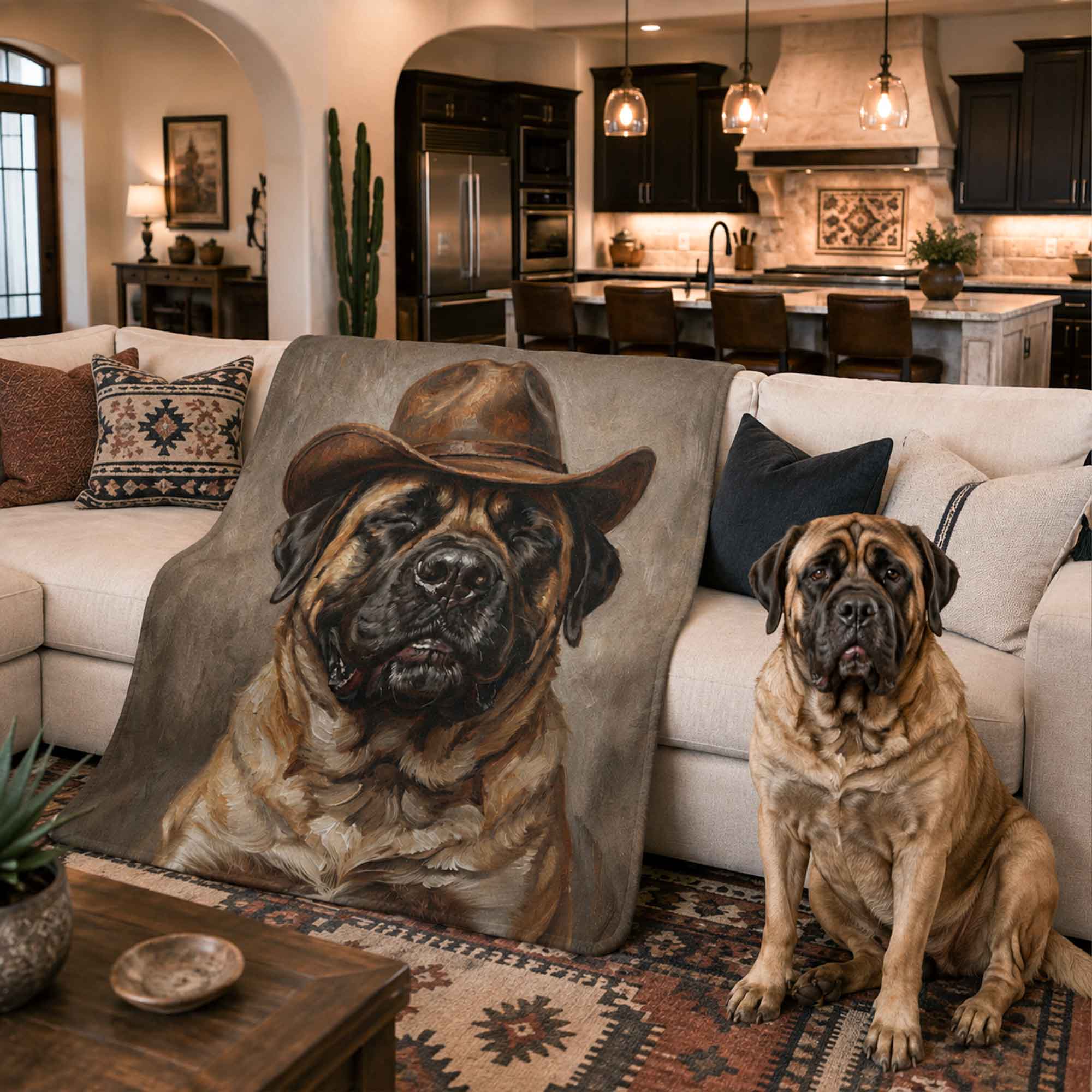 Cowboy Pet Blanket