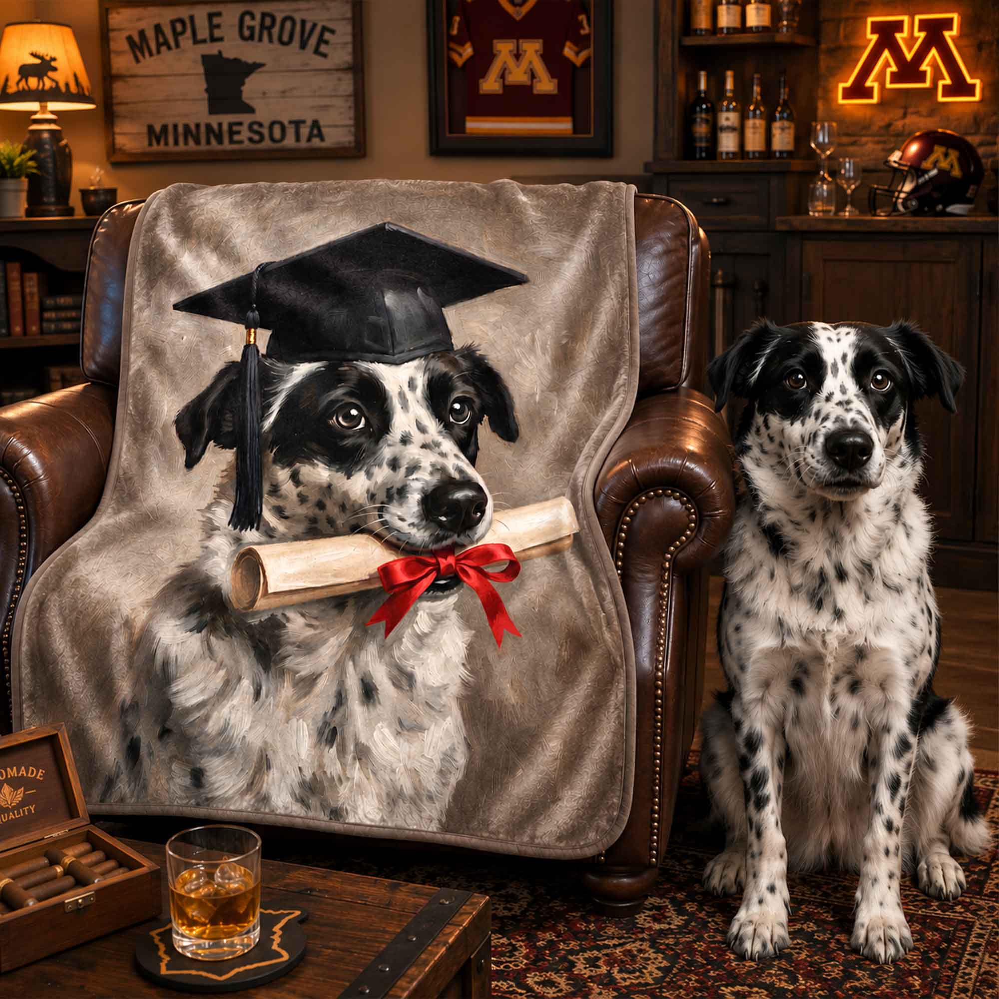 Graduation Pet Blanket