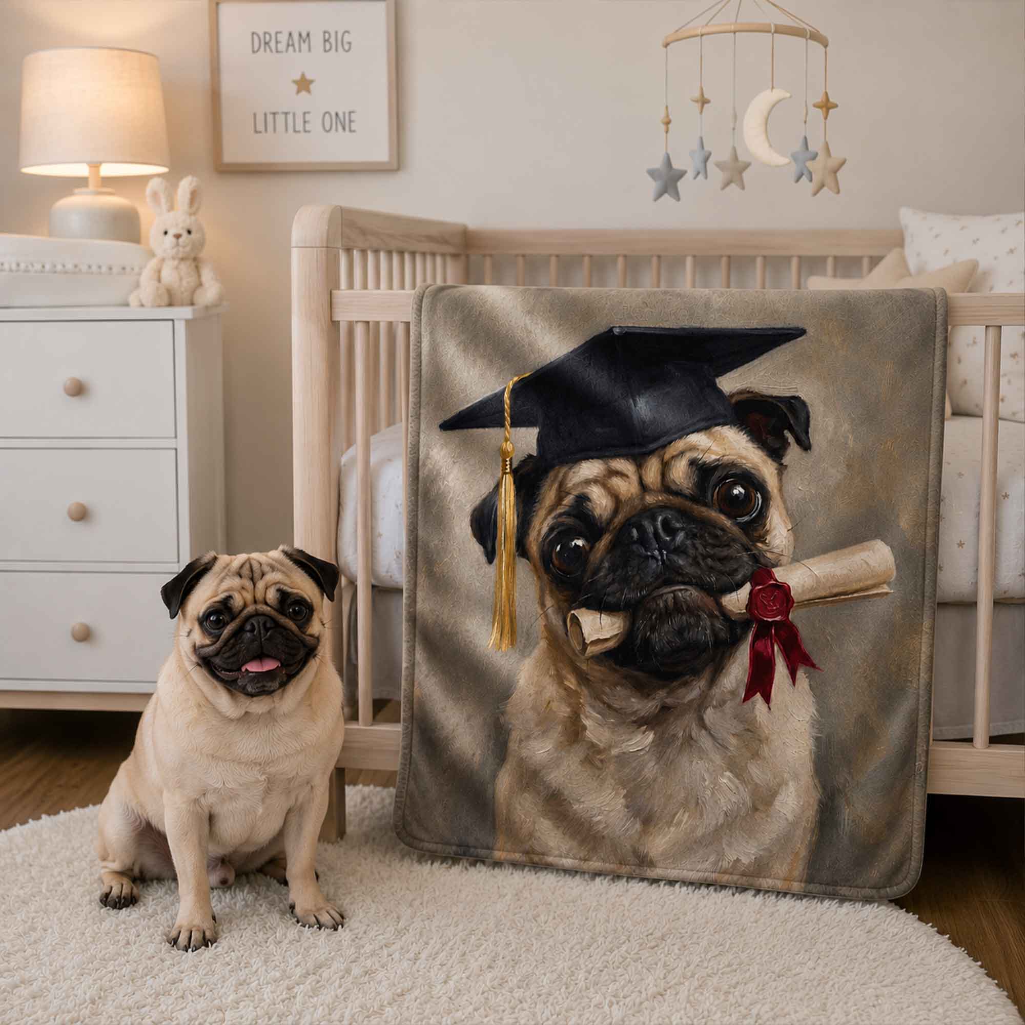 Graduation Pet Blanket