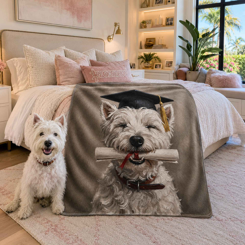 Graduation Pet Blanket