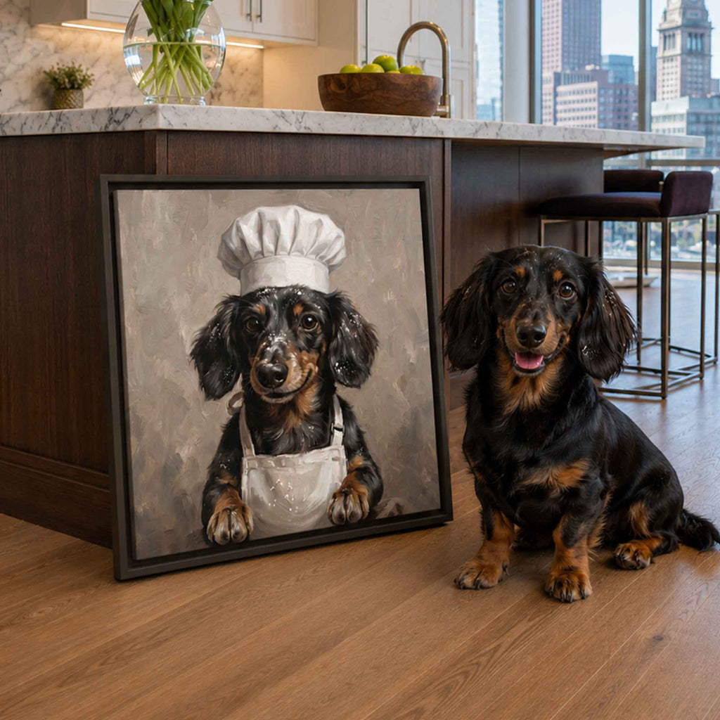 Chef Pet Portrait