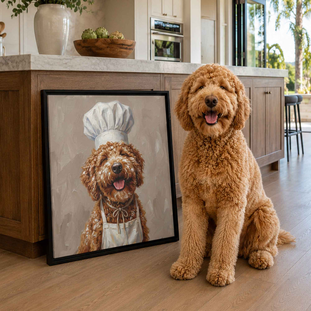 Chef Pet Portrait