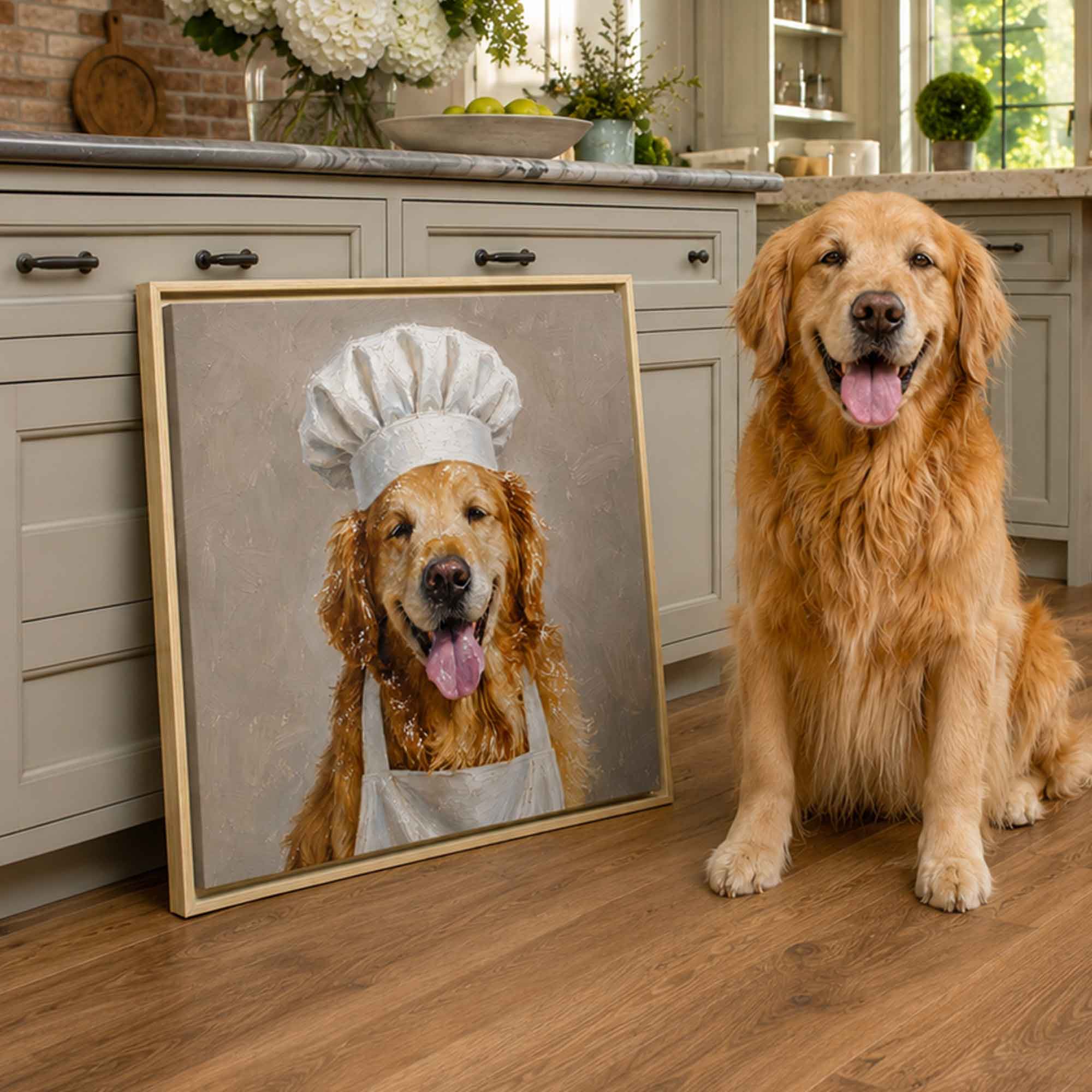 Chef Pet Portrait