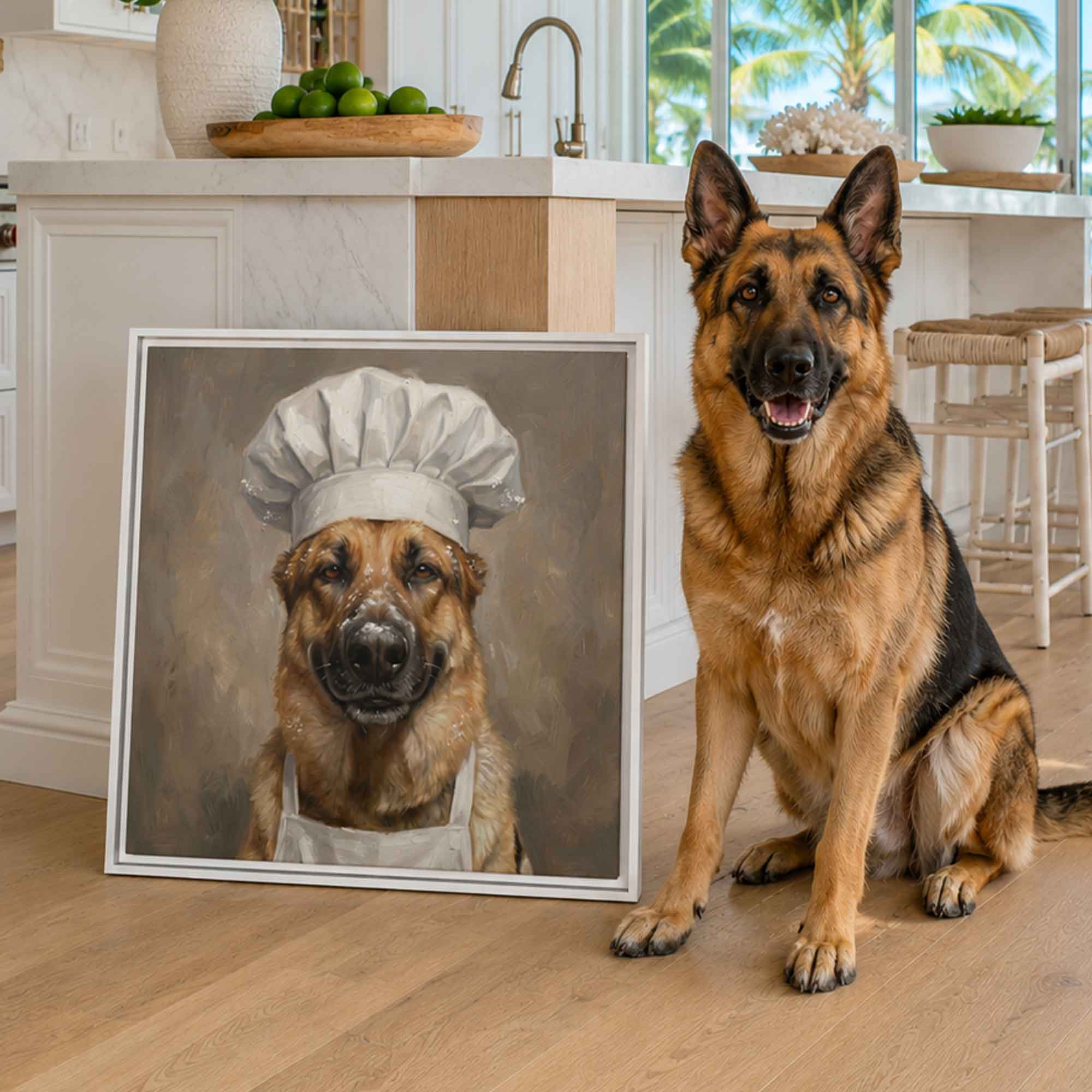 Chef Pet Portrait