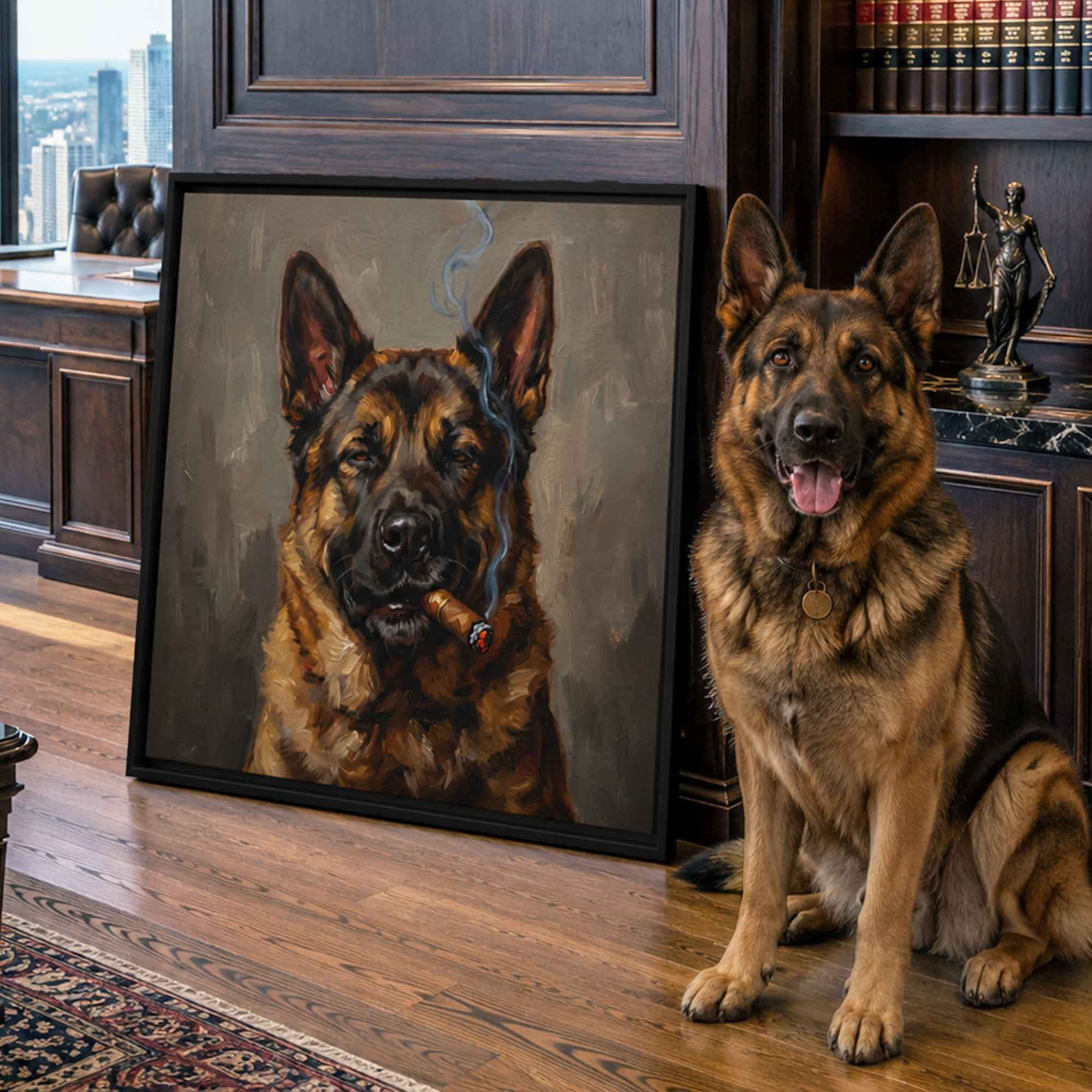 Boss Dog Pet Portrait