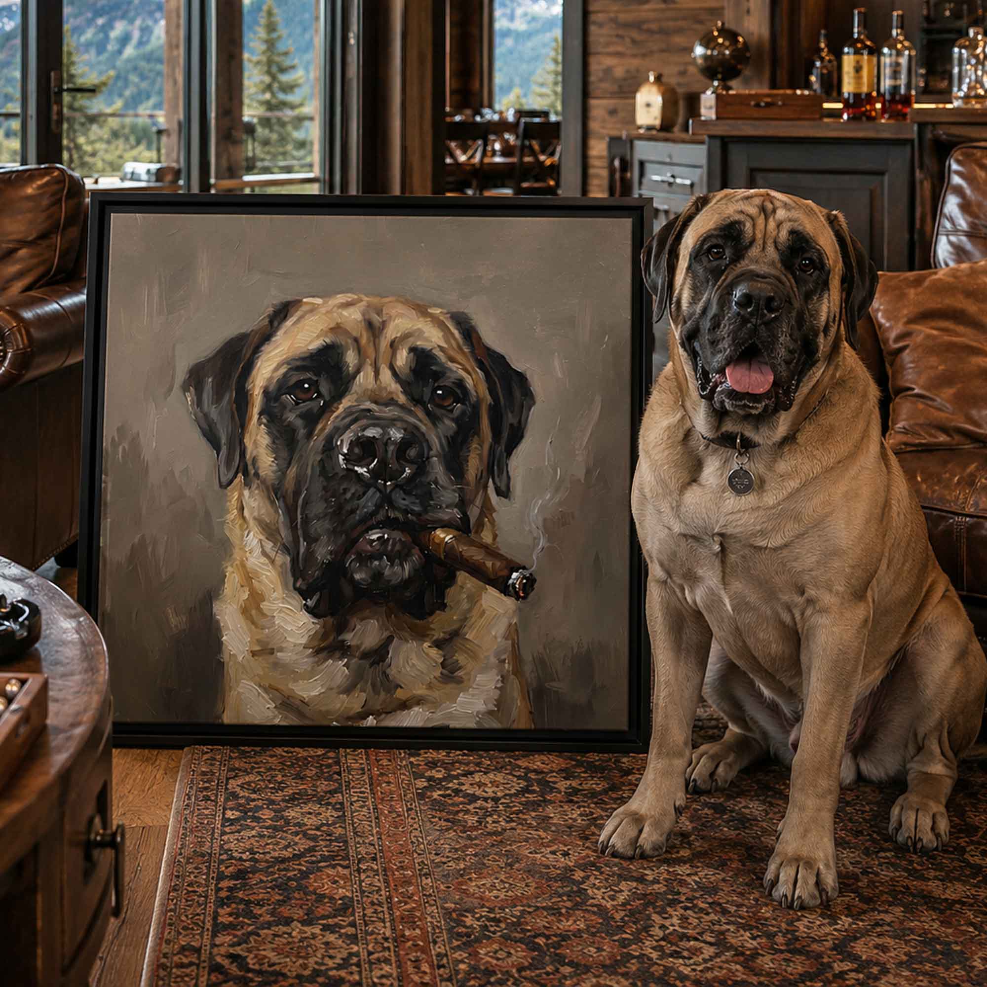 Boss Dog Pet Portrait