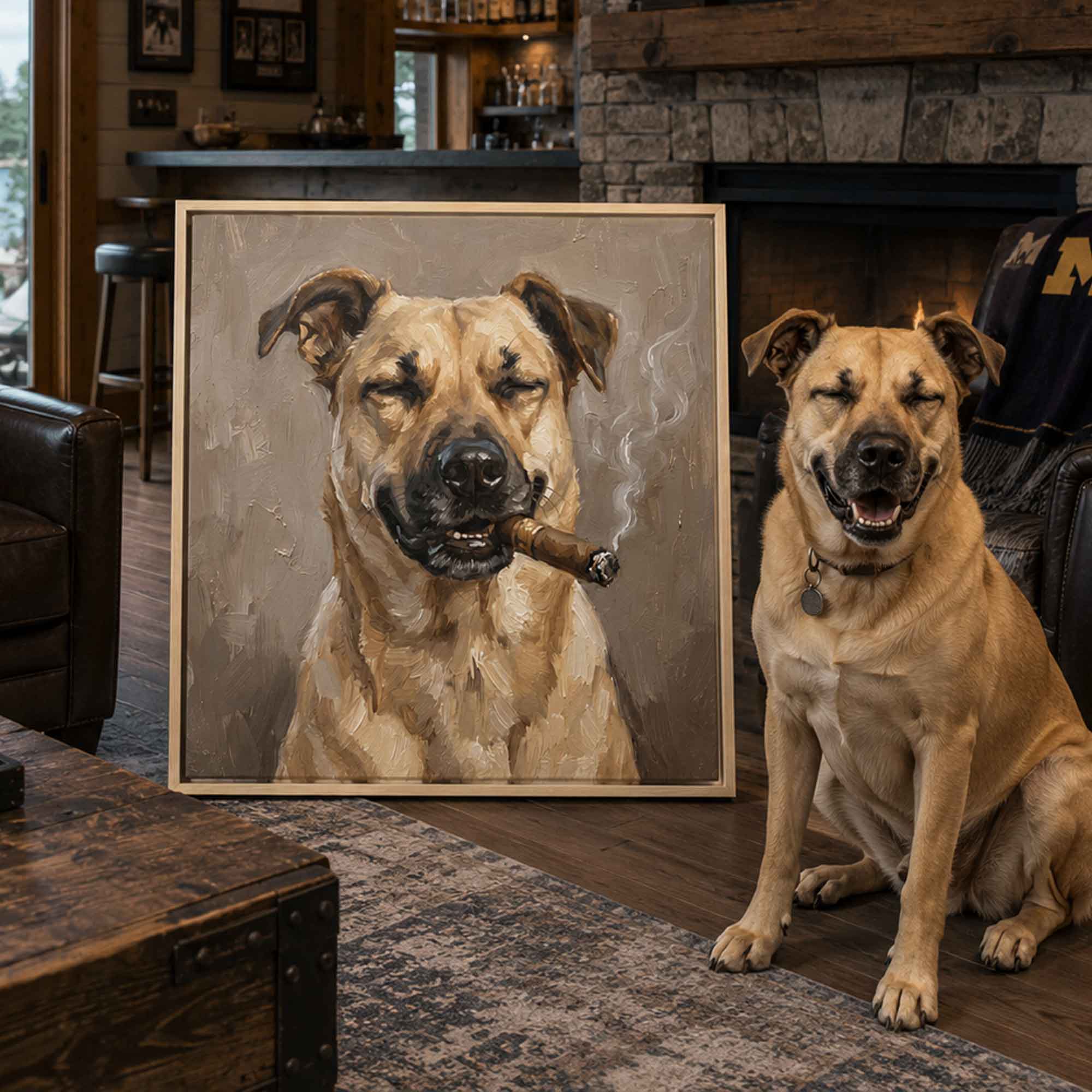 Boss Dog Pet Portrait