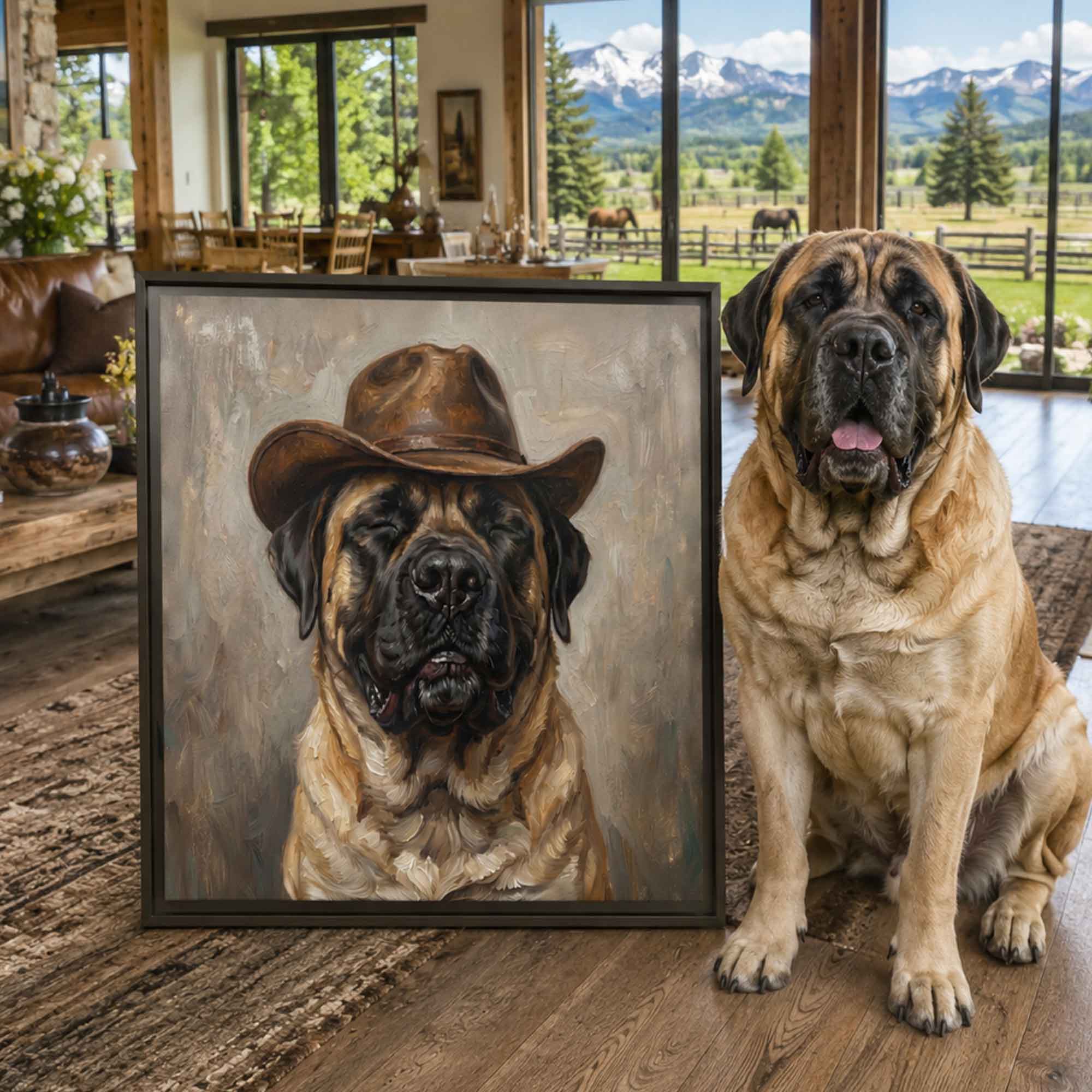 Cowboy Pet Portrait