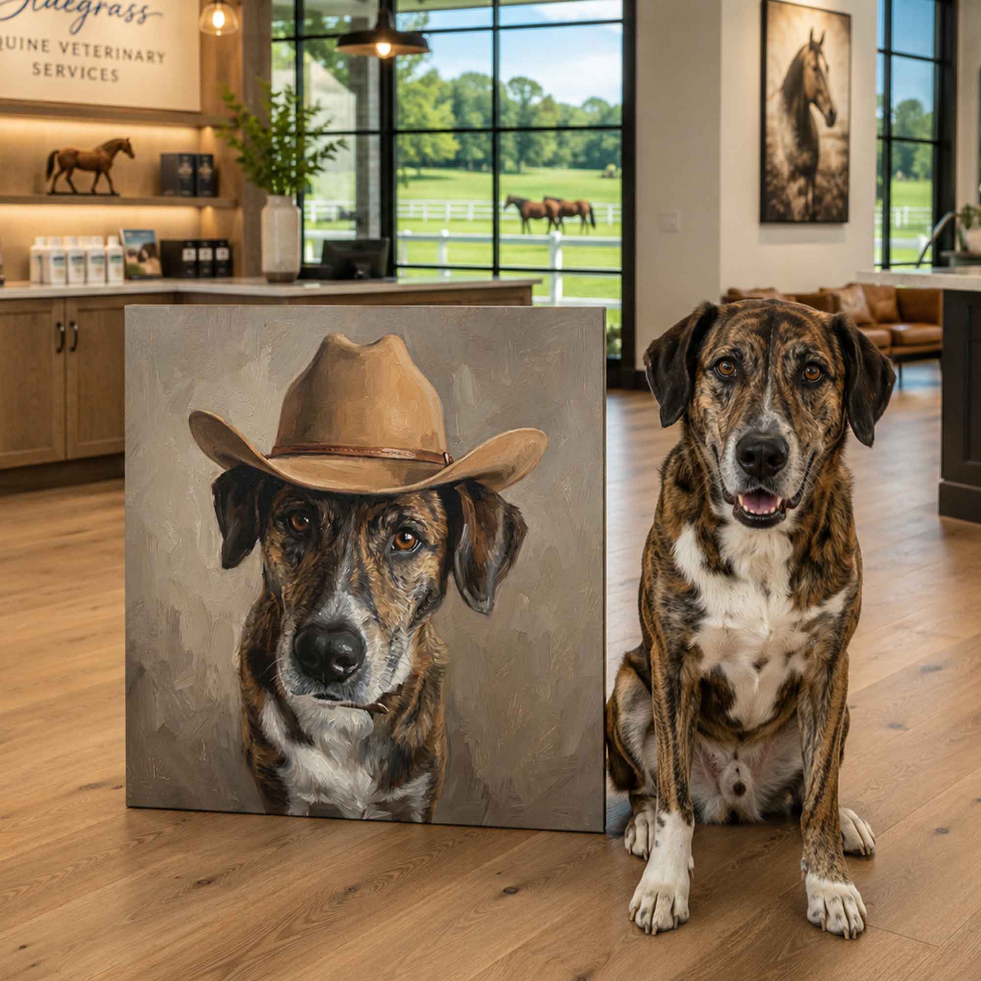 Cowboy Pet Portrait