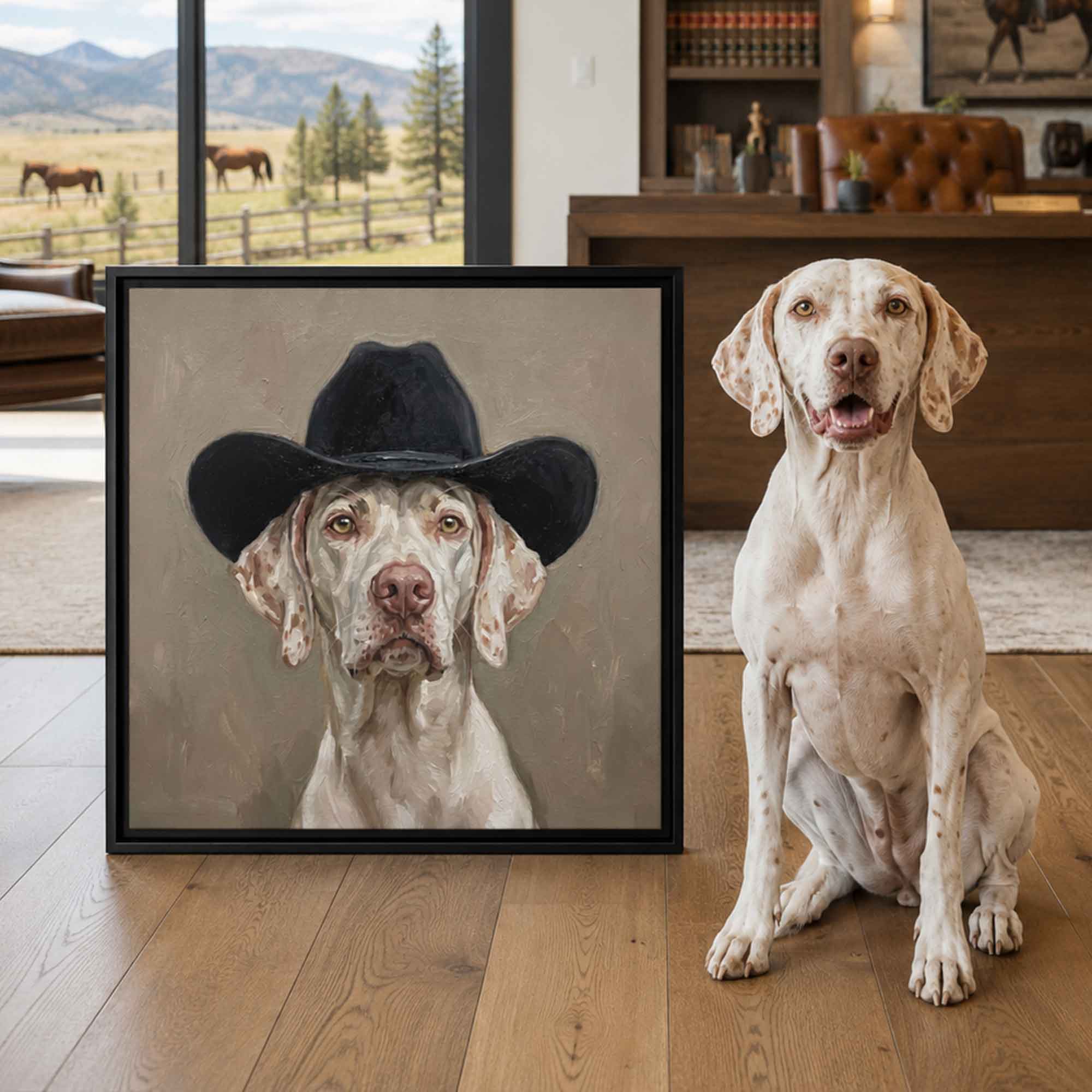 Cowboy Pet Portrait