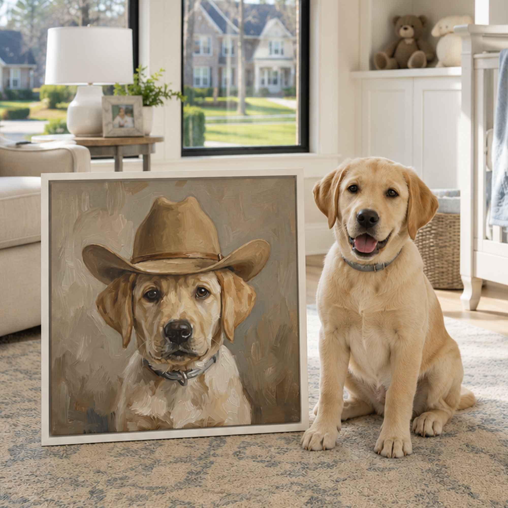 Cowboy Pet Portrait