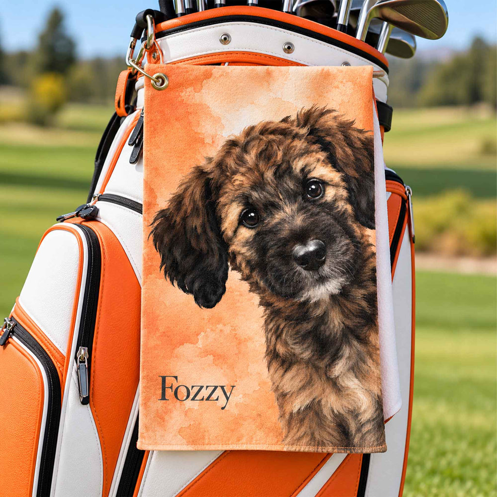 Pet Portrait Golf Towel