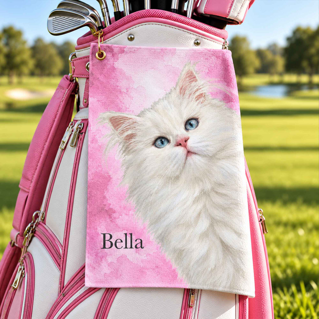 Pet Portrait Golf Towel
