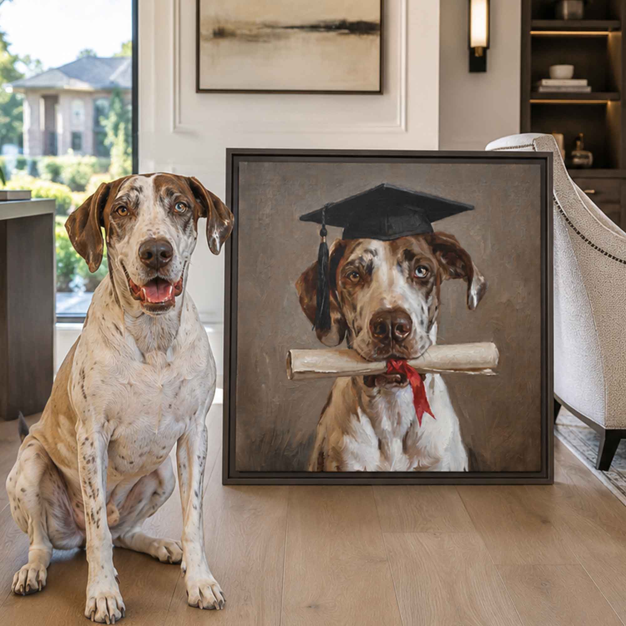 Graduation Pet Portrait