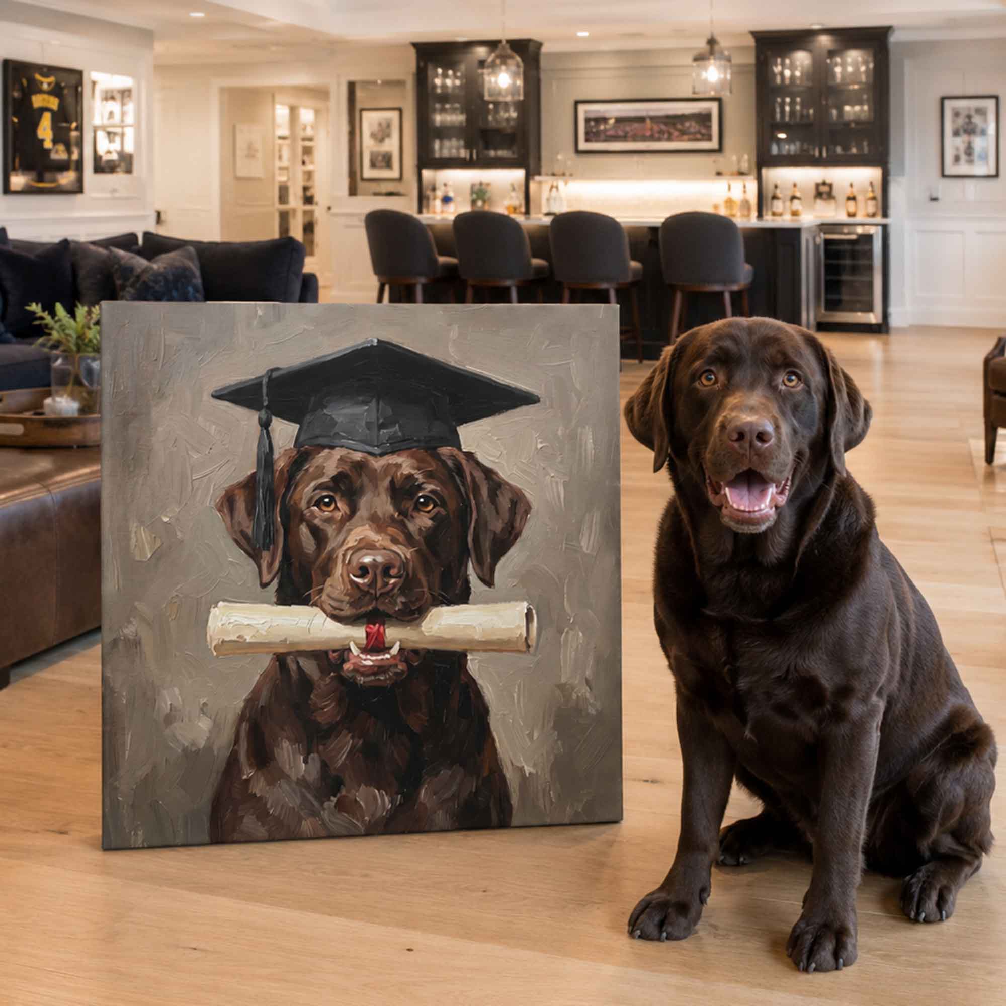 Graduation Pet Portrait