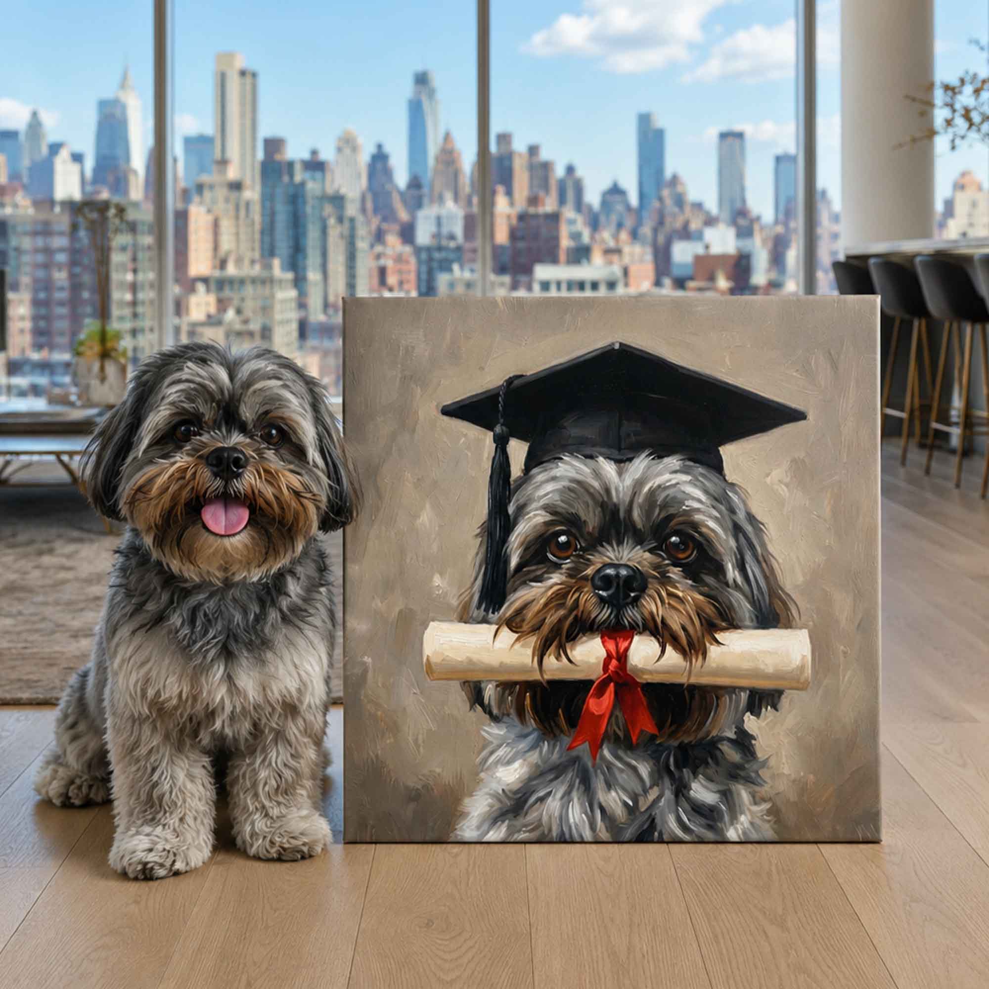 Graduation Pet Portrait