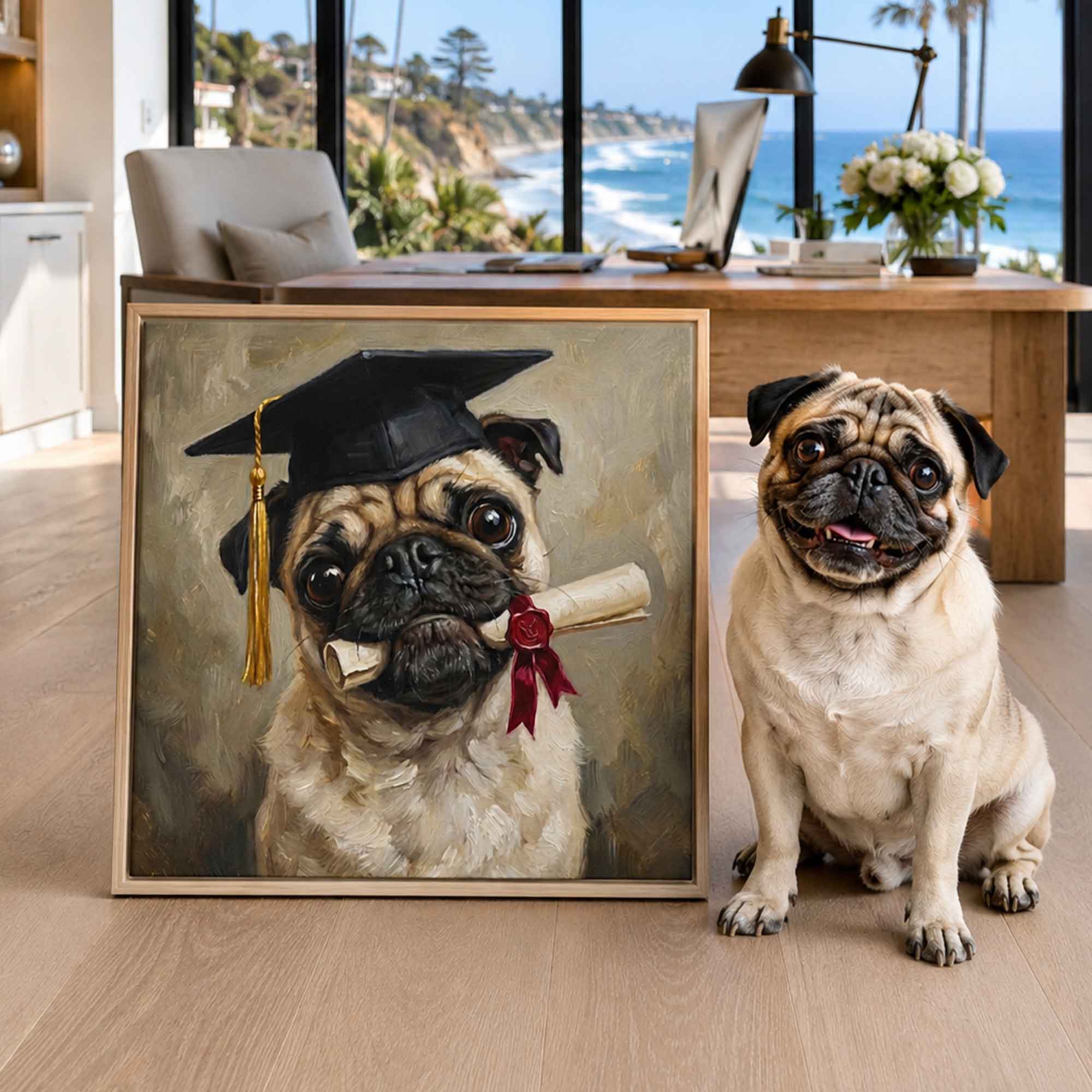 Graduation Pet Portrait