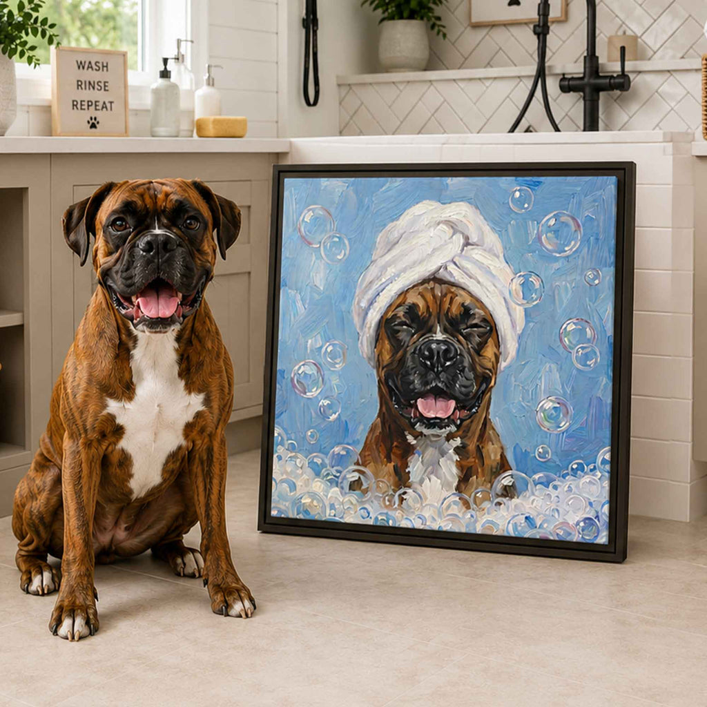 Spa Day Pet Portrait